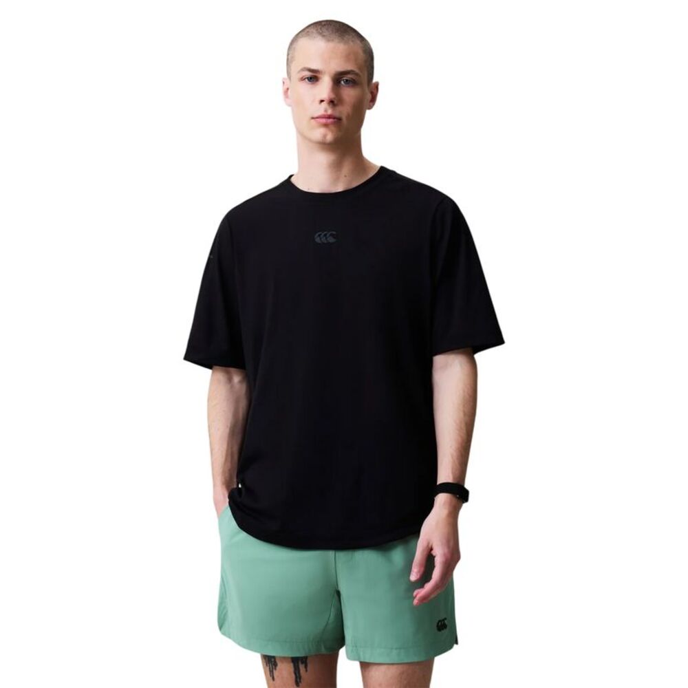 Canterbury Mens Everest Dart Tech T-Shirt / Black